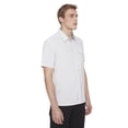 thumbnail image 2 of Dark Black Men's 4 Way Stretch s/s button down shirt, 2 of 6