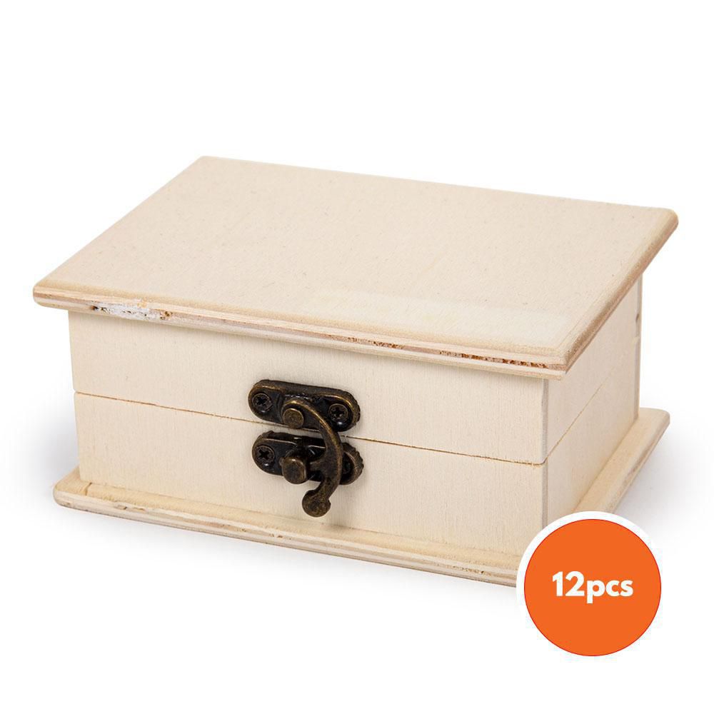 Time 4 Crafts Unfinished DIY Wooden Keepsake Drawer Box