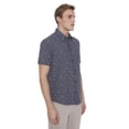 thumbnail image 2 of Dark Black Men's 4 Way Stretch s/s button down shirt, 2 of 6