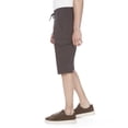 thumbnail image 4 of Dark Black Men's Pull on Cargo Capri Short, 4 of 6