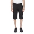 thumbnail image 1 of Dark Black Men's Belted Cargo Capri Short, 1 of 6
