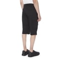 thumbnail image 2 of Dark Black Men's Belted Cargo Capri Short, 2 of 6