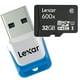 LEXAR mobile SDXC UHS-I Class 10 64Go 300x Carte mémoire haute performance Micro avec lecteur – image 2 sur 2