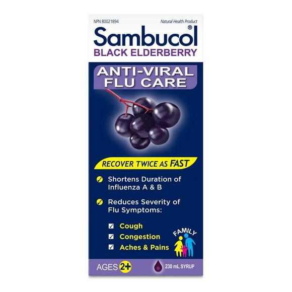 Sambucol Original Family Syrup Anti Viral Flu Care 230ml, Sambucol Family Syrup Anti Viral Flu Care