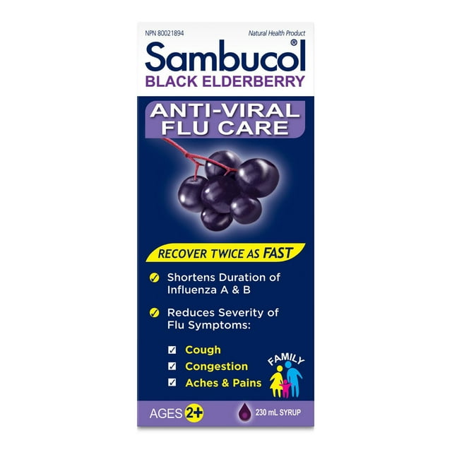 Sambucol Original Family Syrup Anti Viral Flu Care 230ml
