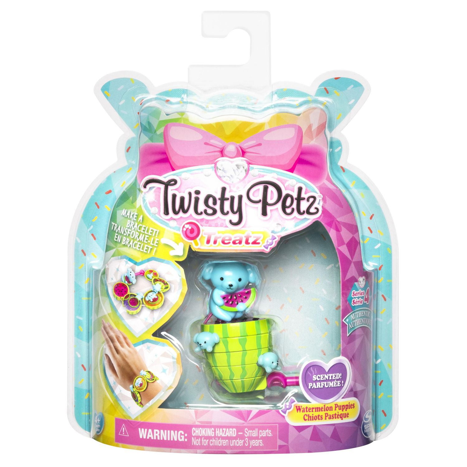 Twisty Petz Treatz, Watermelon Puppies Scented Stackable Collectible