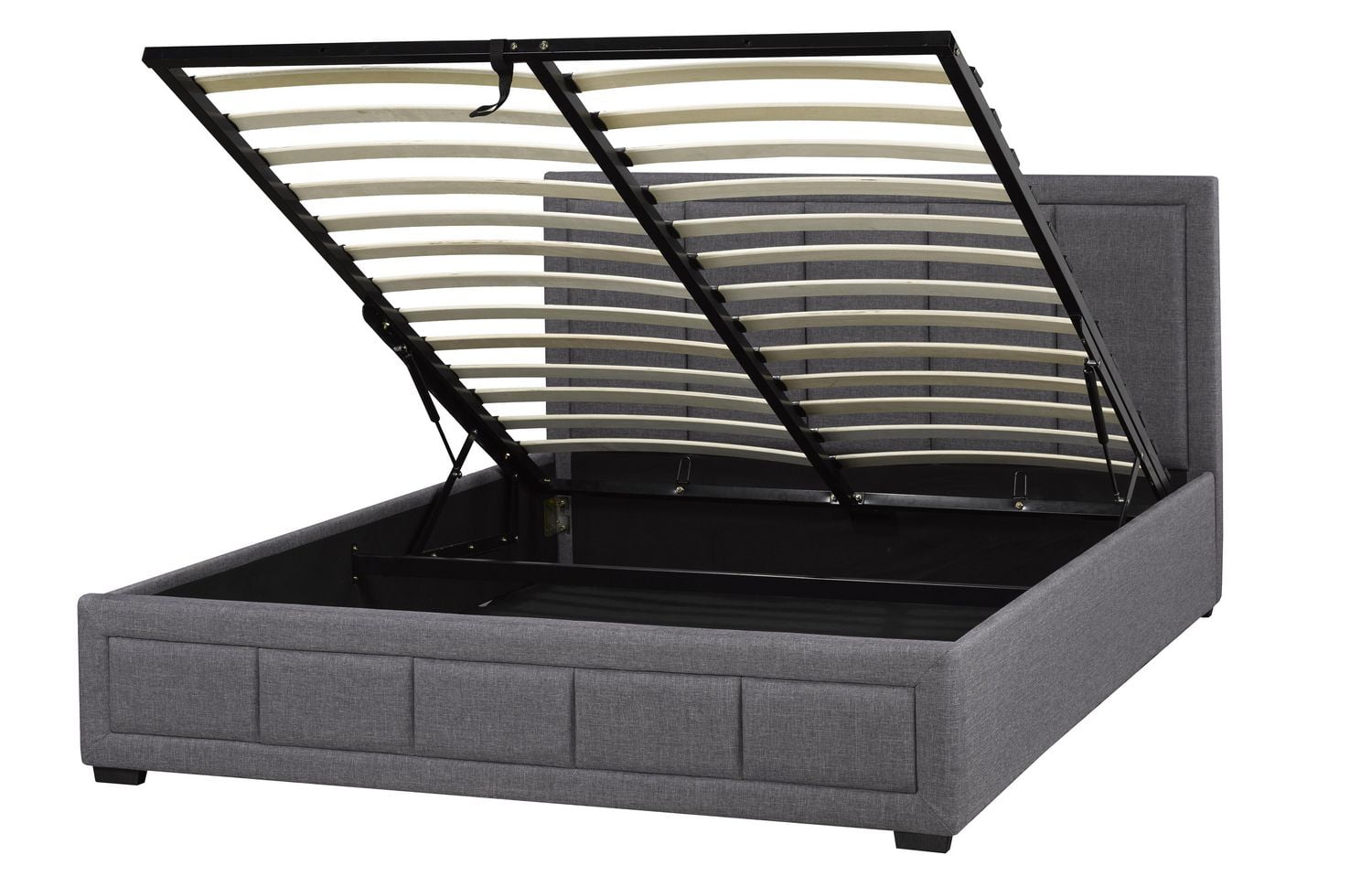 Westley Queen Platform Bed With Lift Storage Grey Canada Westley Queen Platform Bed With Lift, King Lift Storage Bed