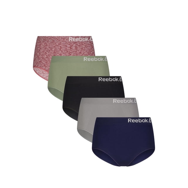 Reebok Ladies' 5 Pack Seamless Briefs