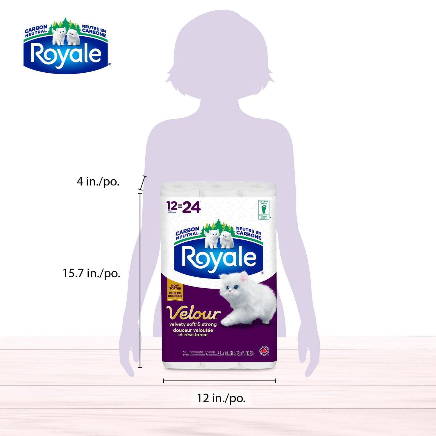 Royale Ultra Plush Toilet Paper, 8 Equal 24 Rolls, 198 Bathroom Tissues per  roll - 1 ea