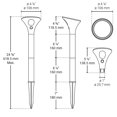 thumbnail image 4 of BAZZ Solar LED Garden Light (2-Pack), 4 of 4