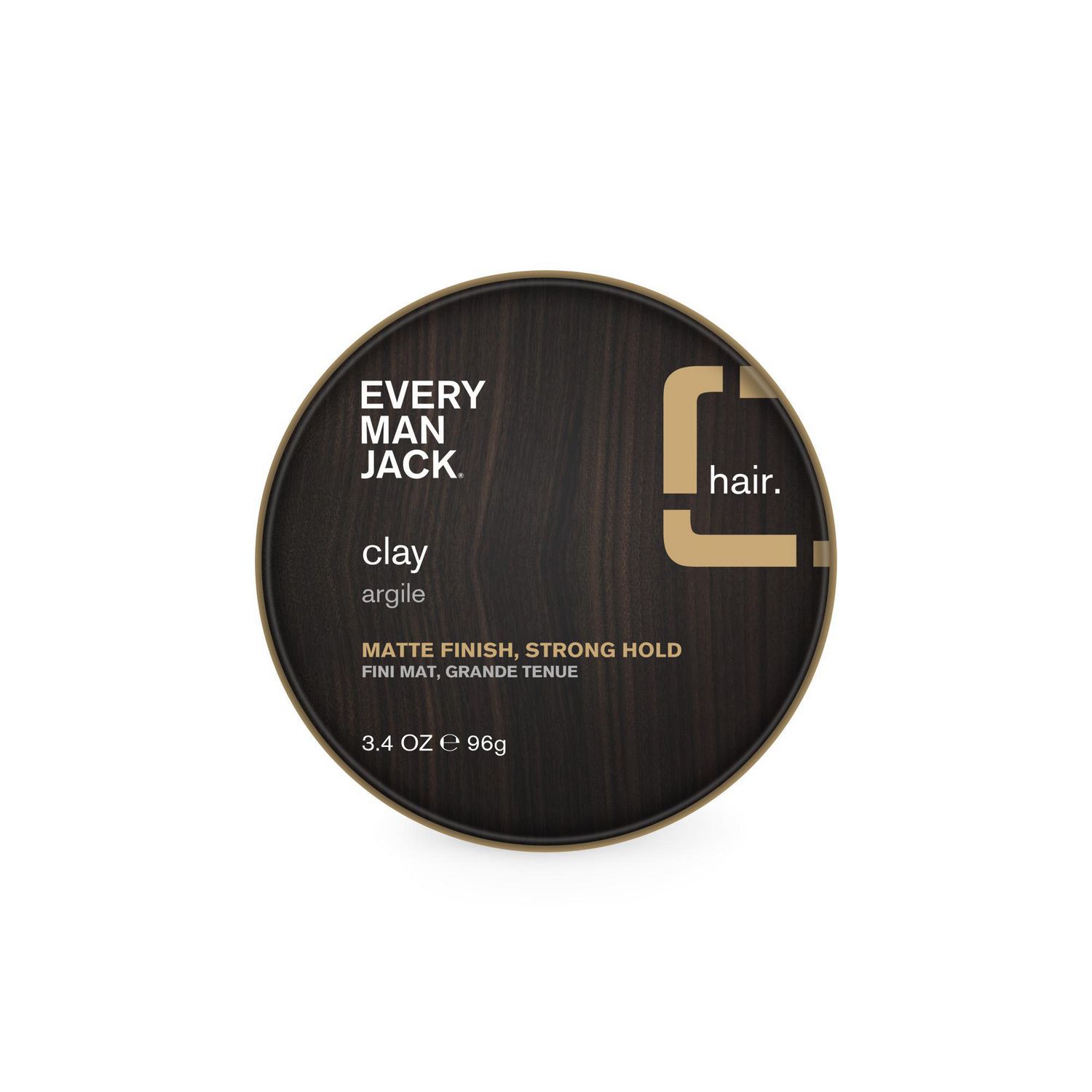 Every Man Jack Hair Styling Clay | Strong Hold For Short To Medium