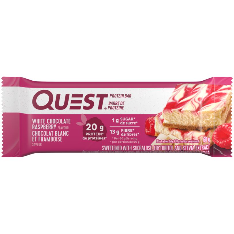 Quest White Chocolate Raspberry Protein Bar