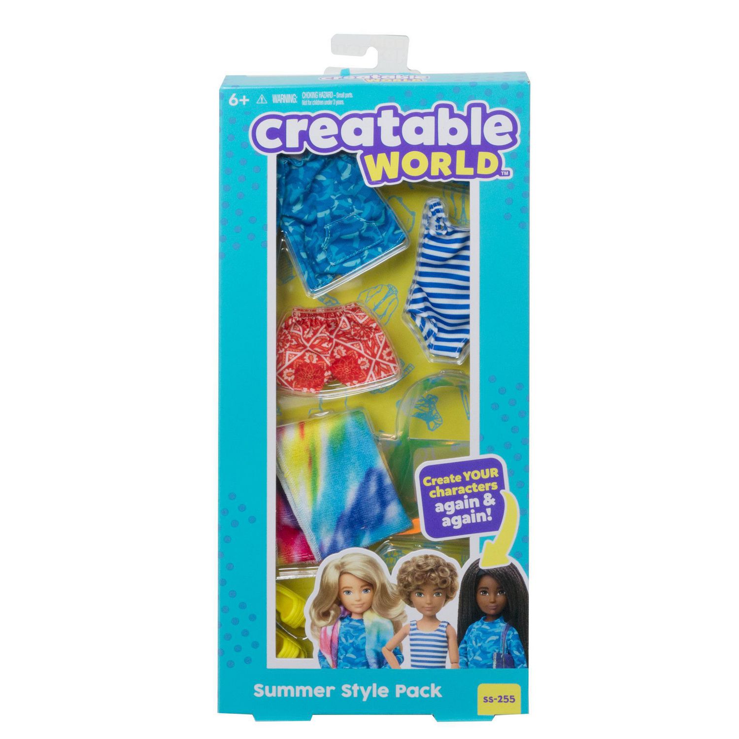 Mattel Creatable World Summer Style Pack Clothing Accessories Ss-255 for sale online 