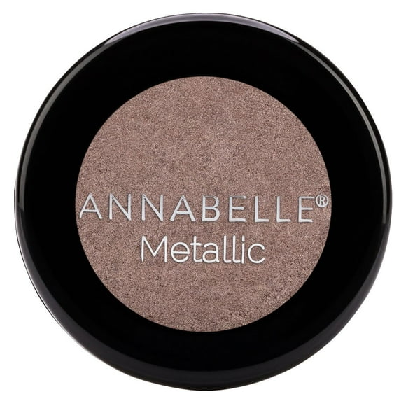Annabelle Metallic Single Eyeshadow - over The Taupe, Intensely pigmented. Buildable coverage. Easy application.