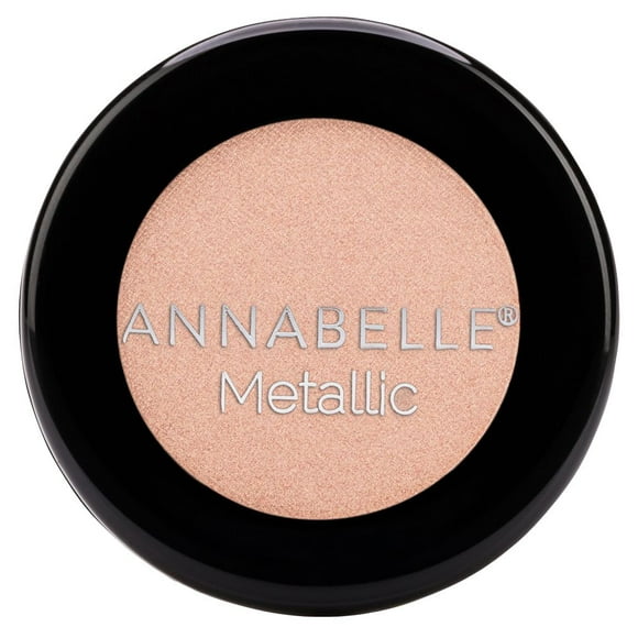Annabelle Metallic Single Eyeshadow - New Gold, Intensely pigmented. Buildable coverage. Easy application.