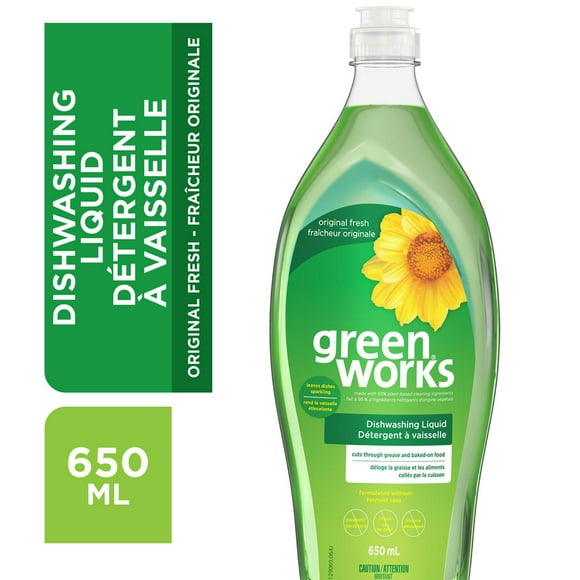 Green Works Dishwashing Liquid,, Original Fresh