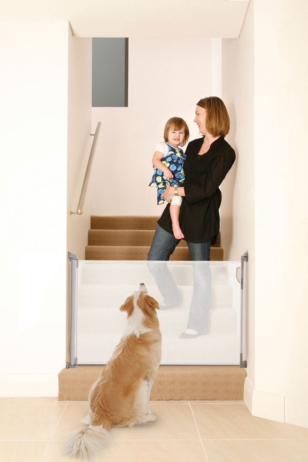 Dreambaby Indooroutdoor White Retractable Baby Gate Walmartca - dreambaby indooroutdoor white retractable baby gate walmartca -