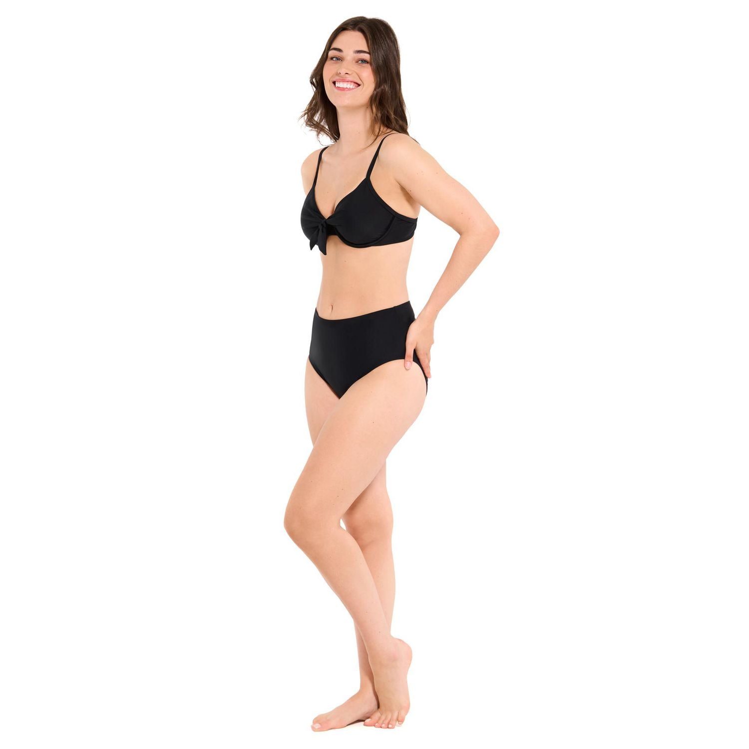 Captiva Women's Floral Underwire Front Tie Bikini Top