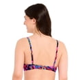 thumbnail image 3 of Captiva Women's Floral Underwire Front Tie Bikini Top, 3 of 8