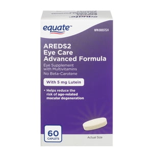 Equate AREDS2 Formule avancée de soins oculaires