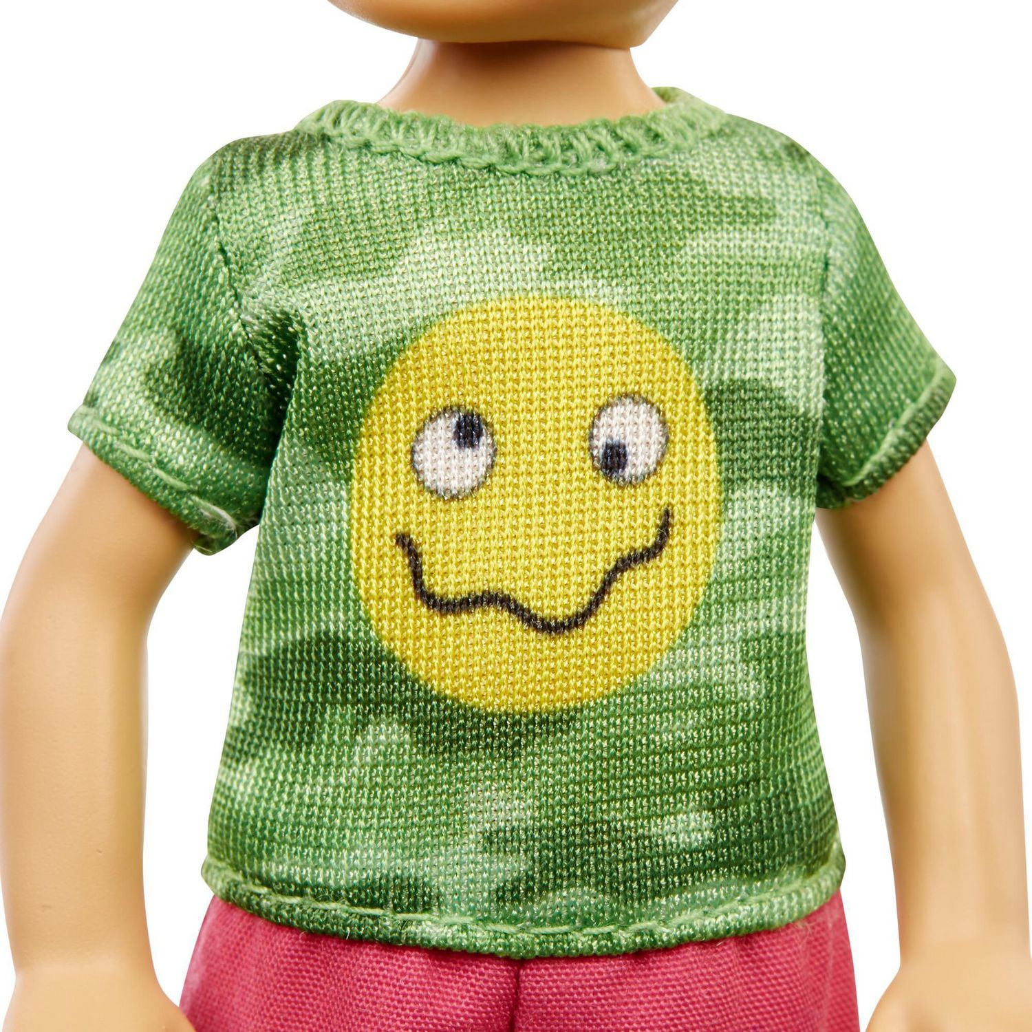 Barbie Chelsea Boy Doll (6-inch Brunette) Wearing Camo T-Shirt, Shorts and  Sneakers, Gift for 3 to 7 Year Olds