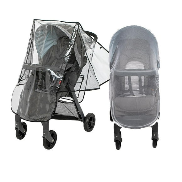 Housse imperméable et moustiquaire éco pour poussette de Nûby™ Sac de rangement inclus