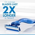 thumbnail image 2 of Gillette Sensor3 Men's Disposable Razor, 4 Razors, 2 of 9