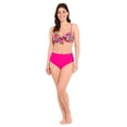 thumbnail image 4 of Captiva Women's High Waist High Leg Bikini Bottom, 4 of 6