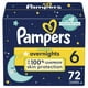 Couches Pampers Swaddlers Overnight, taille 6 72CT – image 1 sur 9