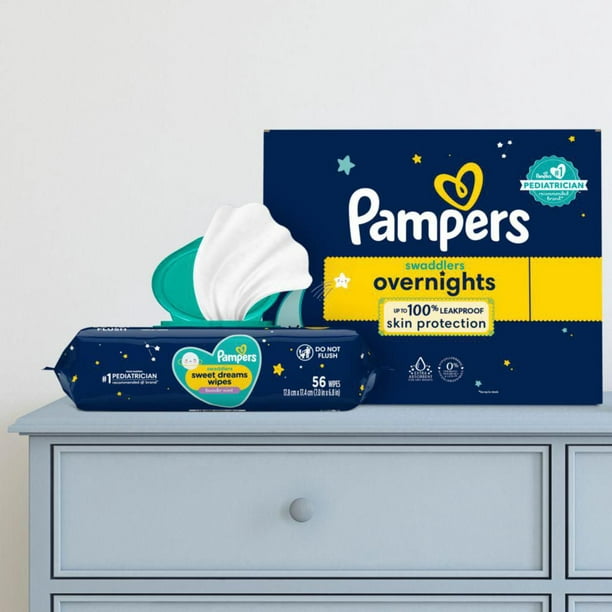 Pampers Pure Protection Diapers, Super Pack, Sizes N-6, 42-82 Count