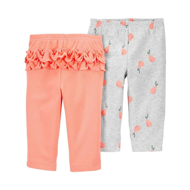 Emballage de 2 Fille pantalons Child of Mine made by Carter’s - Floral