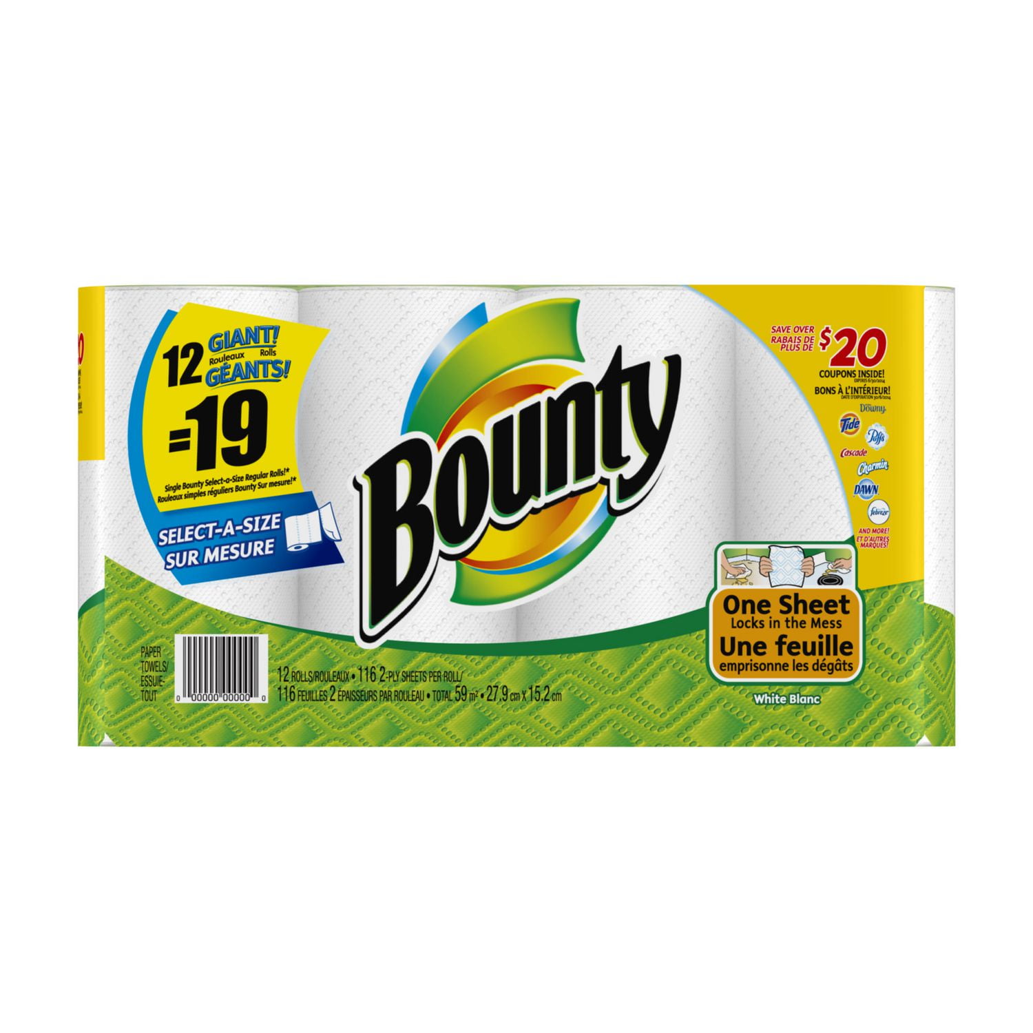 Bounty 2 Ply Paper Towels | Walmart Canada