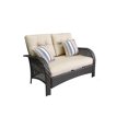 thumbnail image 3 of hometrends Tuscany 4-Piece Cushioned Wicker Conversation Set - Beige, 3 of 8