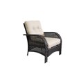 thumbnail image 4 of hometrends Tuscany 4-Piece Cushioned Wicker Conversation Set - Beige, 4 of 8