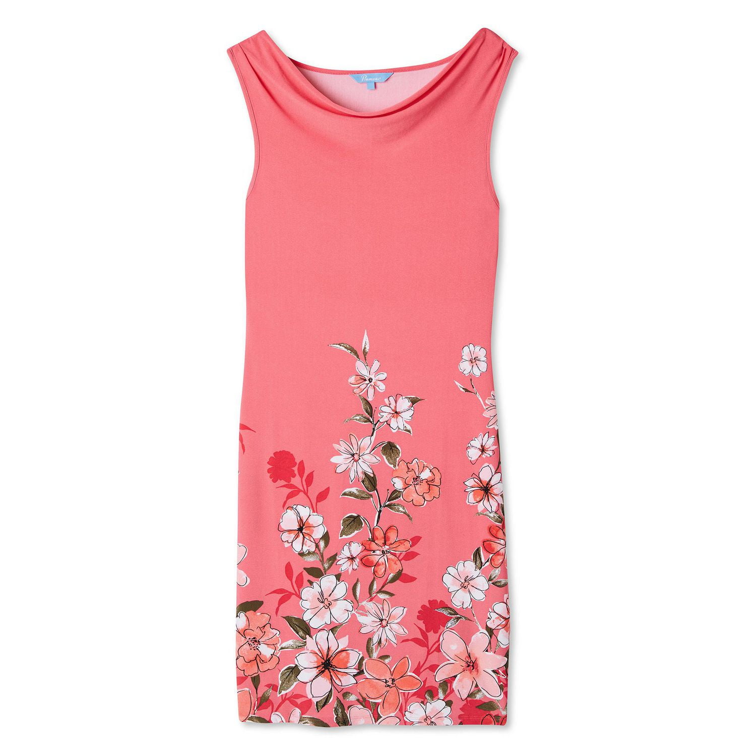 Robe imprimée sans manches avec col bénitier Penmans pour femmes