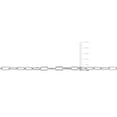 thumbnail image 3 of Miabella Sterling Silver Polished Paperclip Oval Link Bracelet, 3 of 4