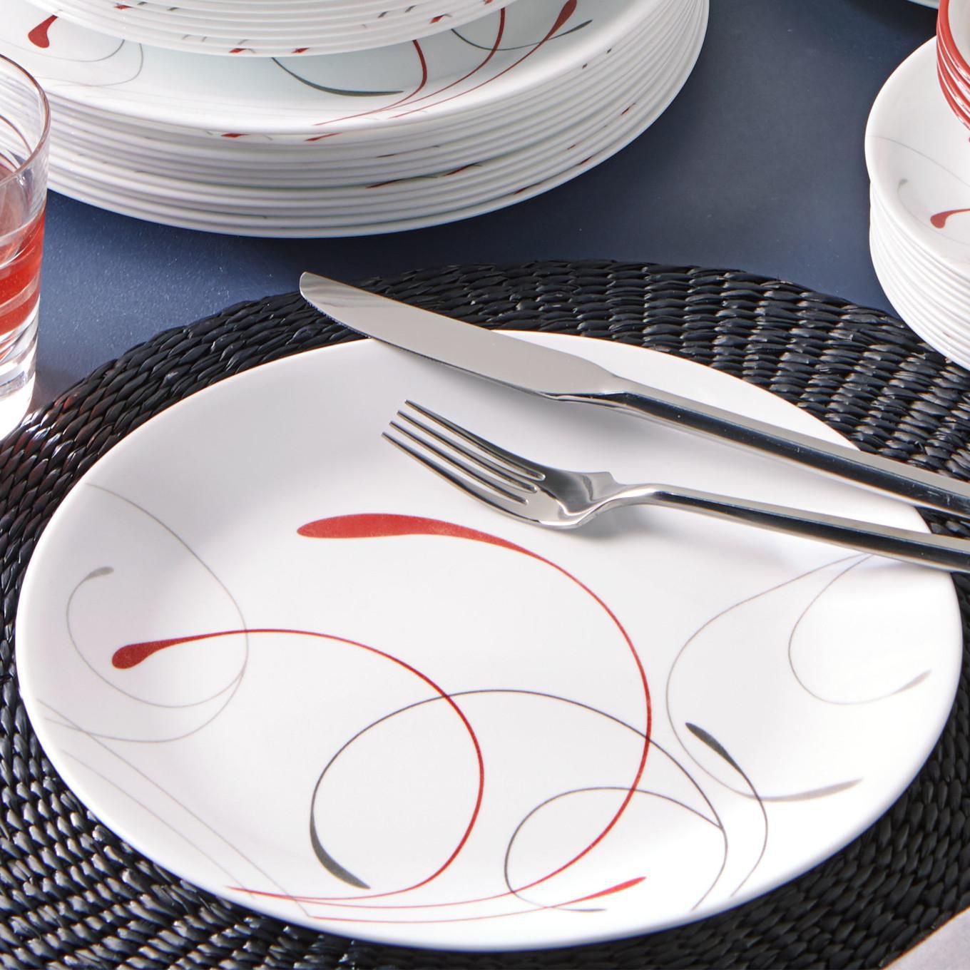 CORELLE SPLENDOR ROUND 12PC SET SPLENDOR RND 12PC SET Walmart