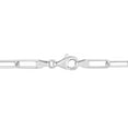 thumbnail image 2 of Collier chaîne paperclip de Miabella en argent sterling, 2 of 4