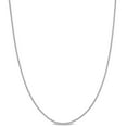 thumbnail image 1 of Collier chaîne à gourmette de Miabella en platine, 1 of 4