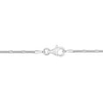 thumbnail image 2 of Miabella Sterling Silver Curb Link Necklace, 2 of 3