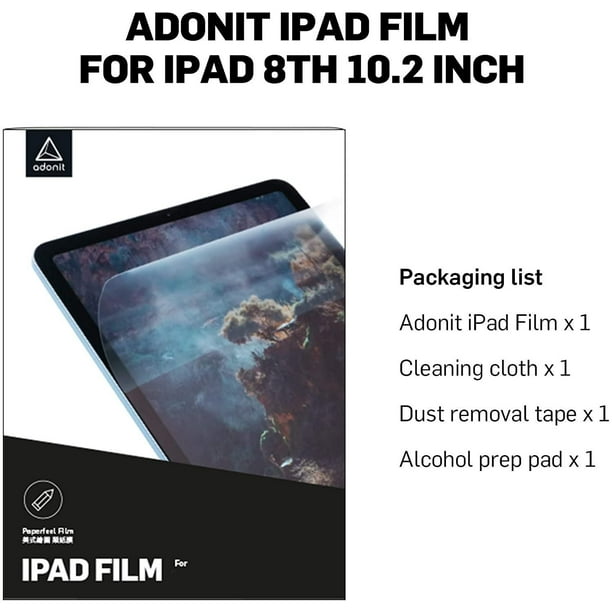 JETech Protection d'Écran pour Apple iPad 7 (10,2 Pouces, 2019