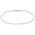 thumbnail image 1 of Miabella Platinum Diamond Cut Cable Chain Bracelet, 1 of 4