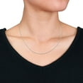thumbnail image 3 of Miabella Platinum Singapore Chain Necklace, 3 of 3