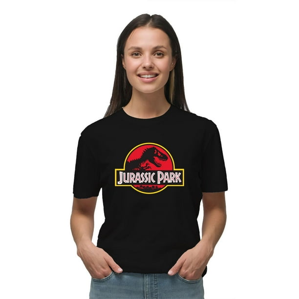 Jurassic Park Ladies Logo Short Sleeve T Shirt Walmartca 3654