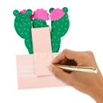 thumbnail image 4 of Carte en relief  – Paper Wonder de Hallmark (Cactus dans un pot), 4 of 5