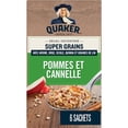 thumbnail image 2 of Quaker Gruau instantané Super Grains Pommes et cannelle, 2 of 10
