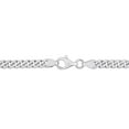 thumbnail image 2 of Miabella 1-1/7 Carat T.G.W. Created Ruby Sterling Silver Curb Link Bracelet, 2 of 4