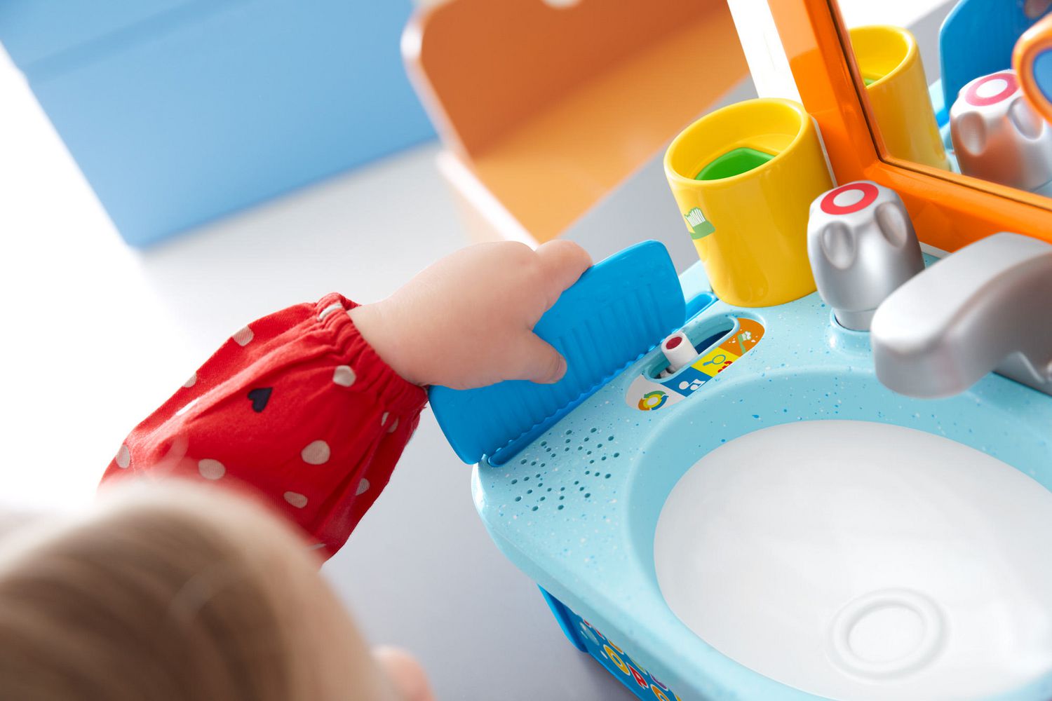 Fisher price laugh and deals learn sink