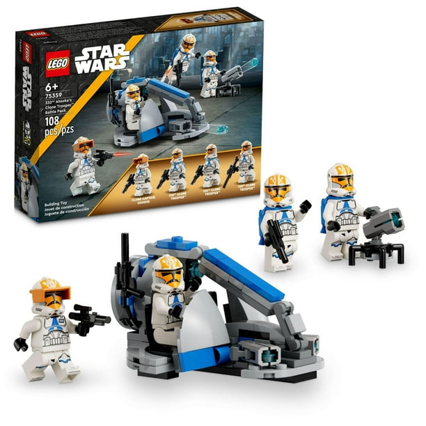 LEGO Star Wars Ensemble de combat Clone Trooper de la 332e d'Ahsoka 75359  (108 pièces) Comprend 108 pièces, 6+ ans 