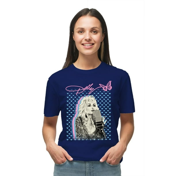 Dolly Parton Ladies Signature Pop Short Sleeve T-Shirt 